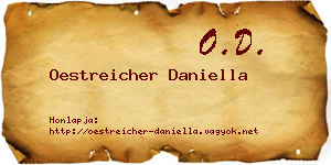 Oestreicher Daniella névjegykártya